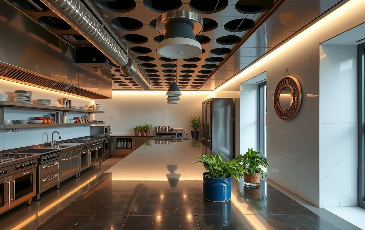 Vista general de nuestro laboratorio culinario principal